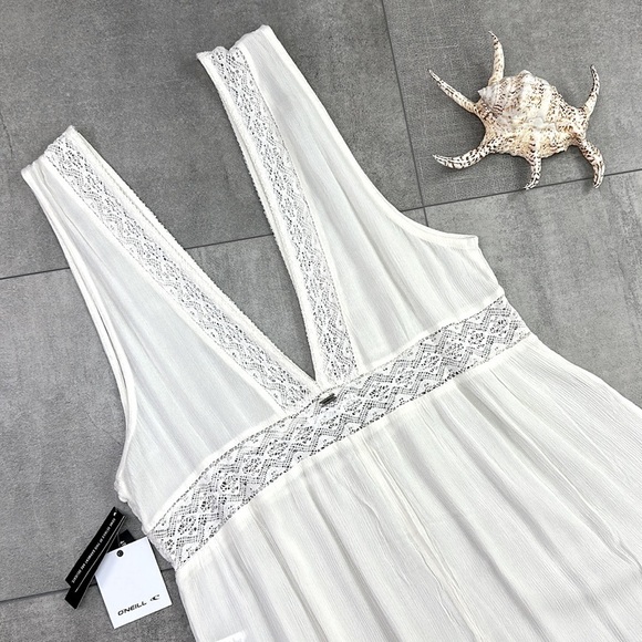 🔆O’NEILL🔆 SANDE JUMPSUIT COVER UP ROMPER BEAUTIFUL COMFY - Picture 15 of 16